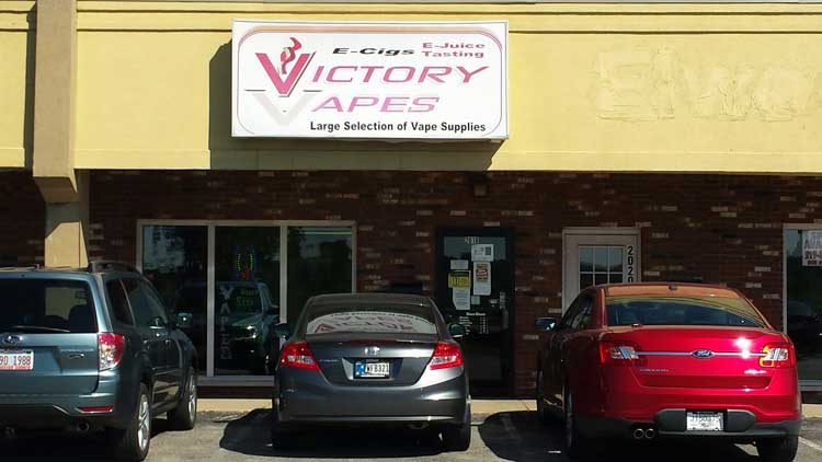 A Picture of Victory Vapes store in Michigan City, Indiana.