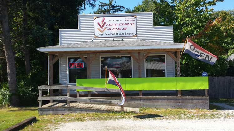 A Picture of Victory Vapes store in LaPorte, Indiana.